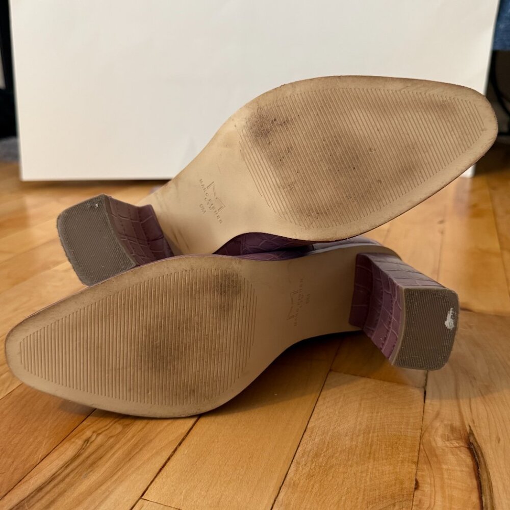 Marc Fisher Unella Knee High Boot Crocodile Embossed Leather‎ Size 9 - Picture 6 of 9